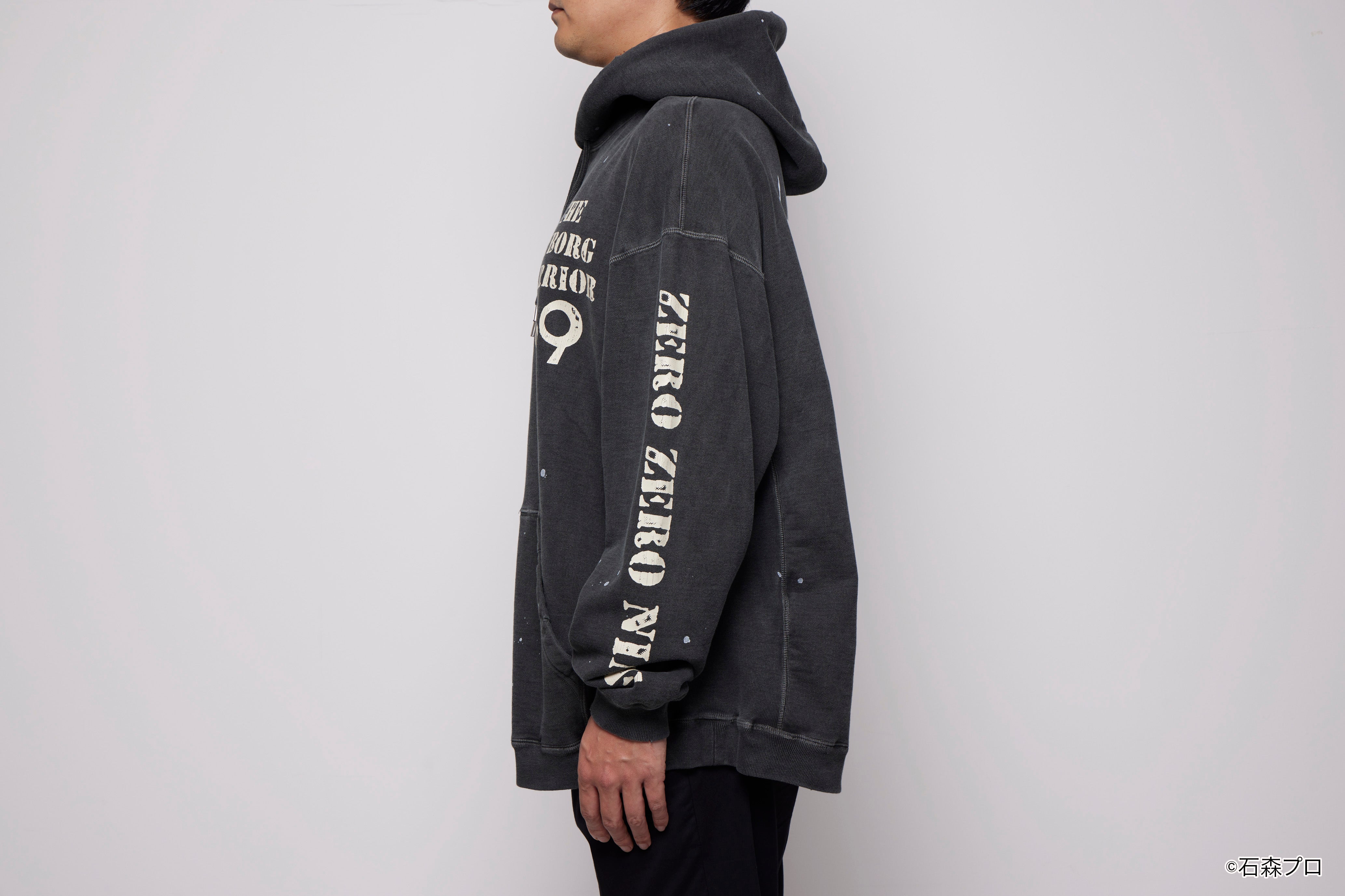 CYBORG009 HOODIE (Wood Pattern)/TSCM23SM009