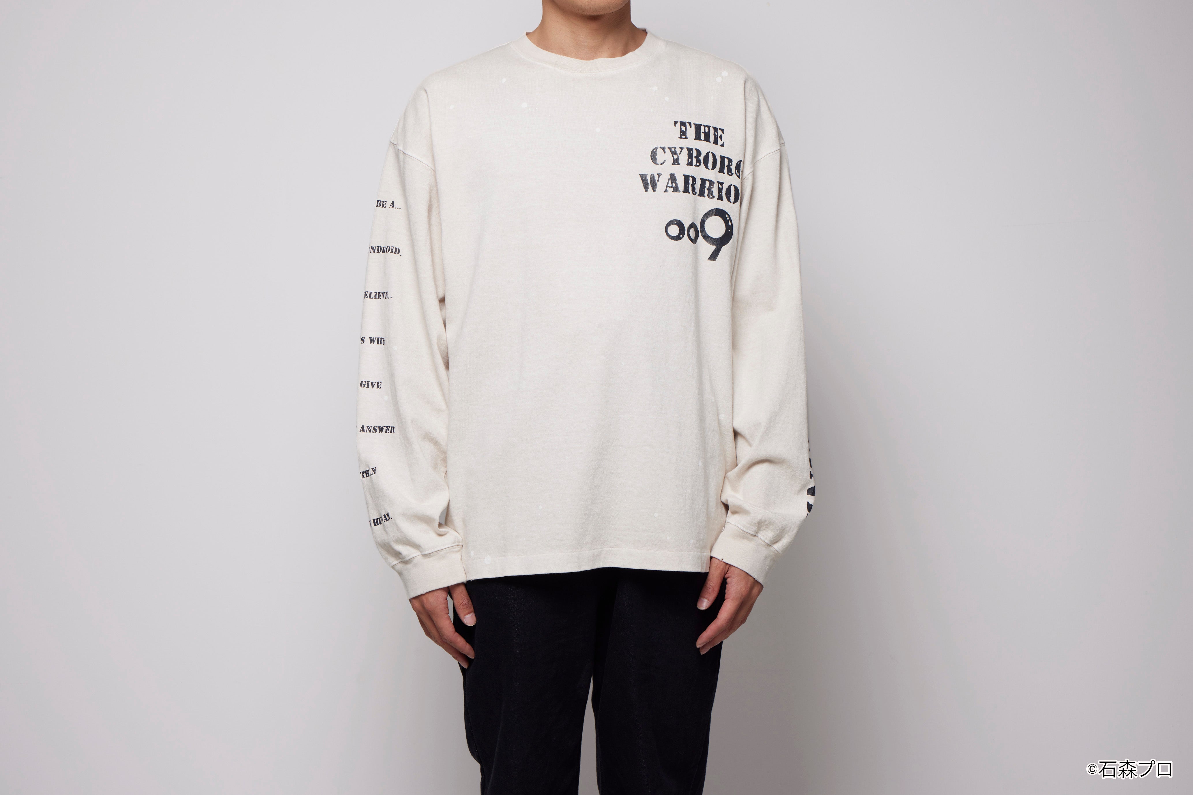 CYBORG009 LONGSLEEVE (Wood Pattern)/TSCM23SM007