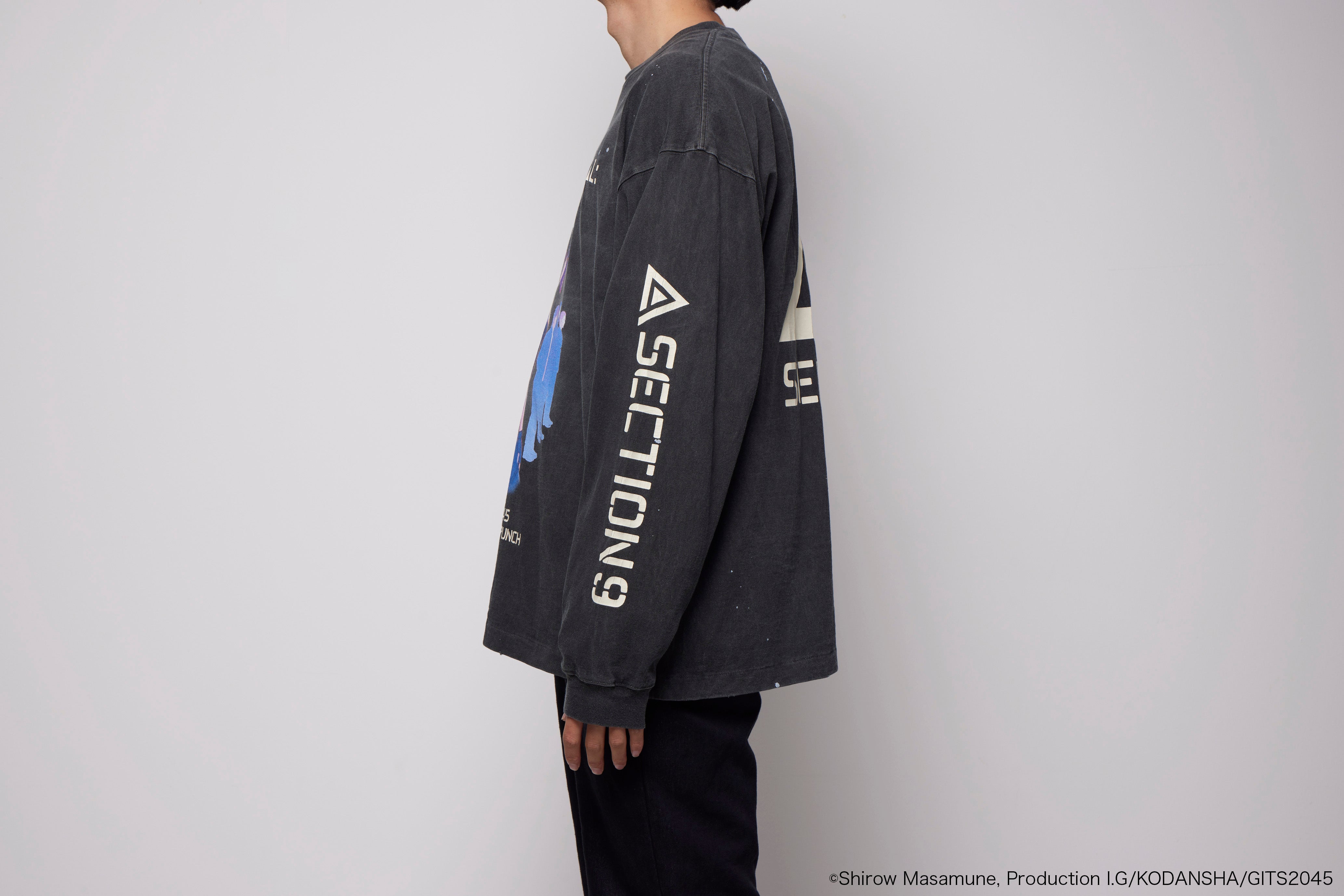 GHOST IN THE SHELL SAC_2045 LONGSLEEVE (KUSANAGI)/TSGM23SM004