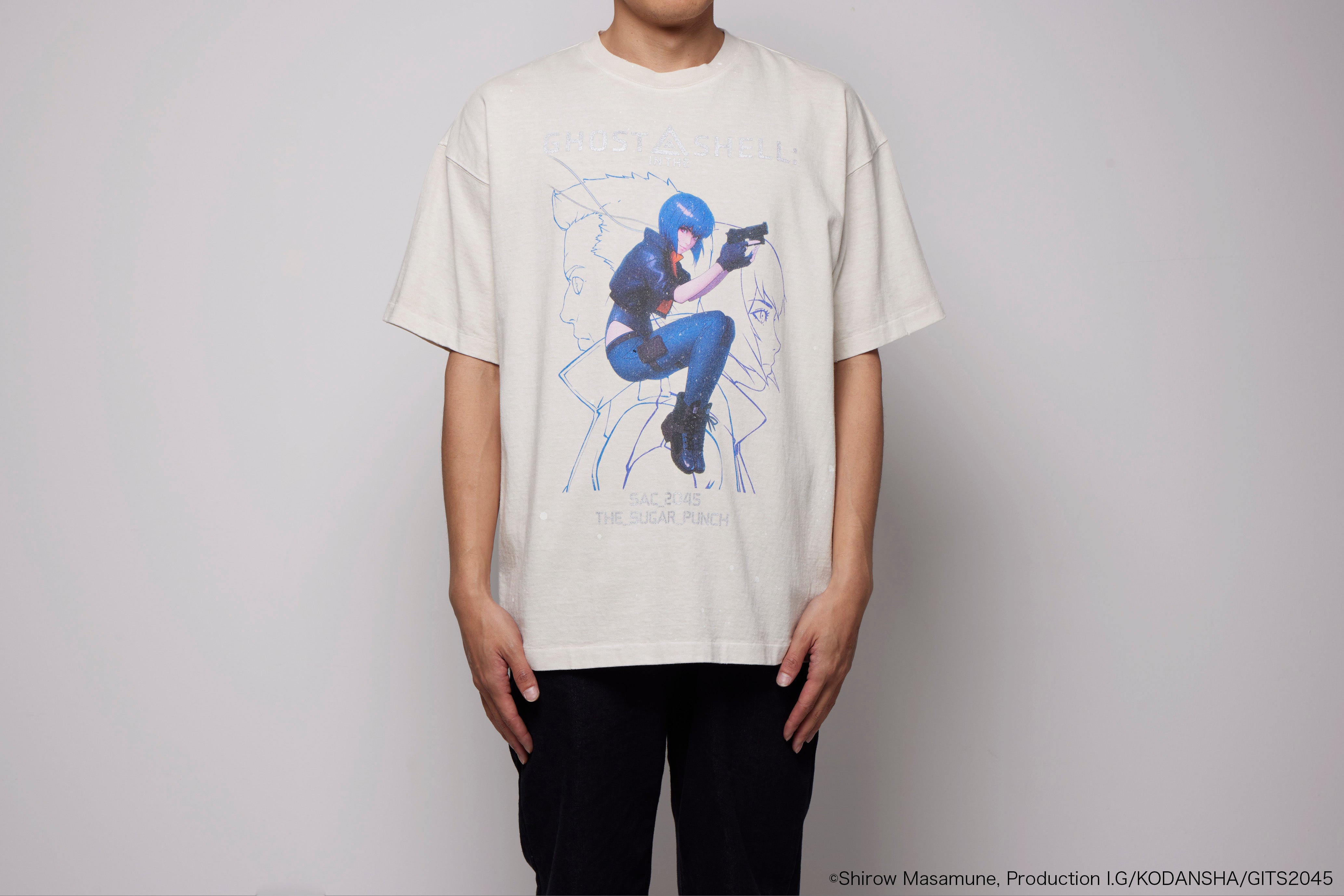 GHOST IN THE SHELL SAC_2045 T-SHIRT (KUSANAGI&BATOO)/TSGM23SM011