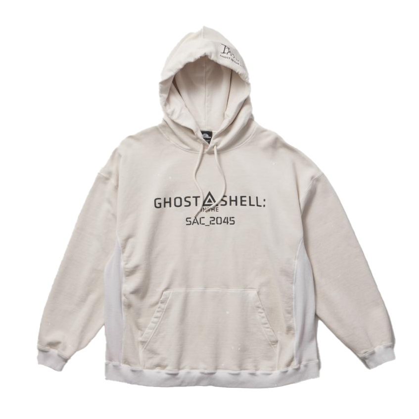 【攻殻機動隊展】GHOST SYNC HOODIE（白ロゴ） Ghost in the Shell SAC_2045 HOODIE (Logo)/TSGM23SM003