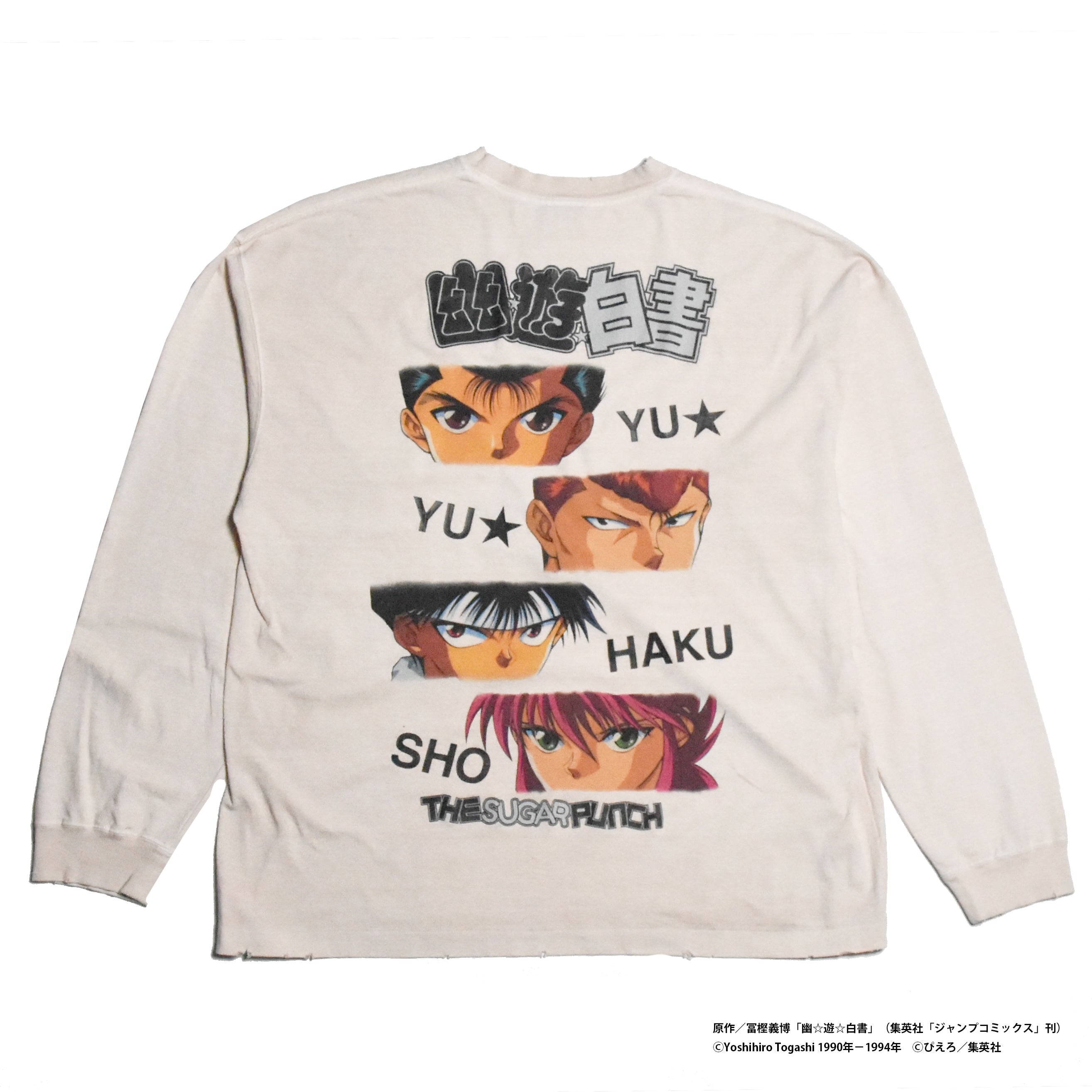 YUYUHAKUSHO L/S T-Shirt (YUSUKE/KUWABARA/HIEI /KURAMA)/TYUM24AM008
