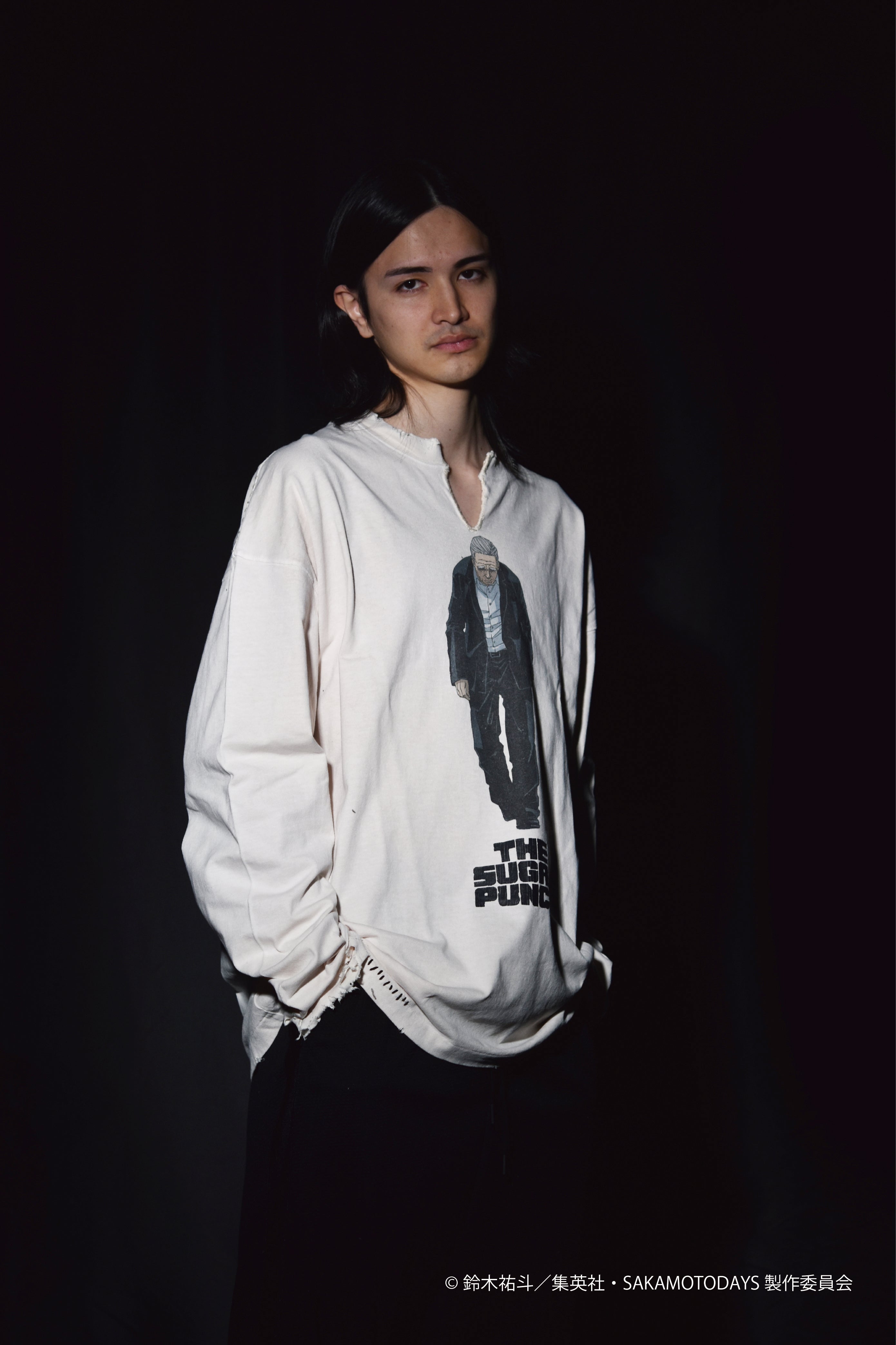 SAKAMOTO DAYS L/S T-Shirt (TAKAMURA)/ MINUS collaboration/TSMM25SM002