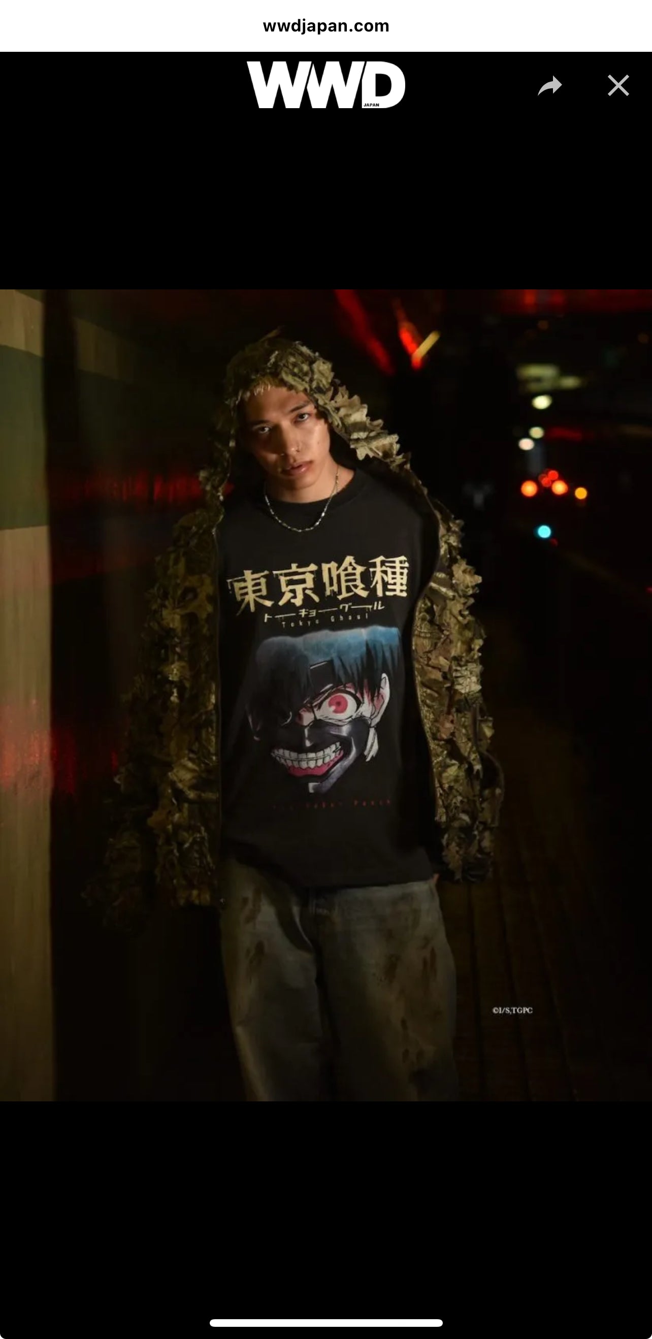 WWD 掲載 「東京喰種」