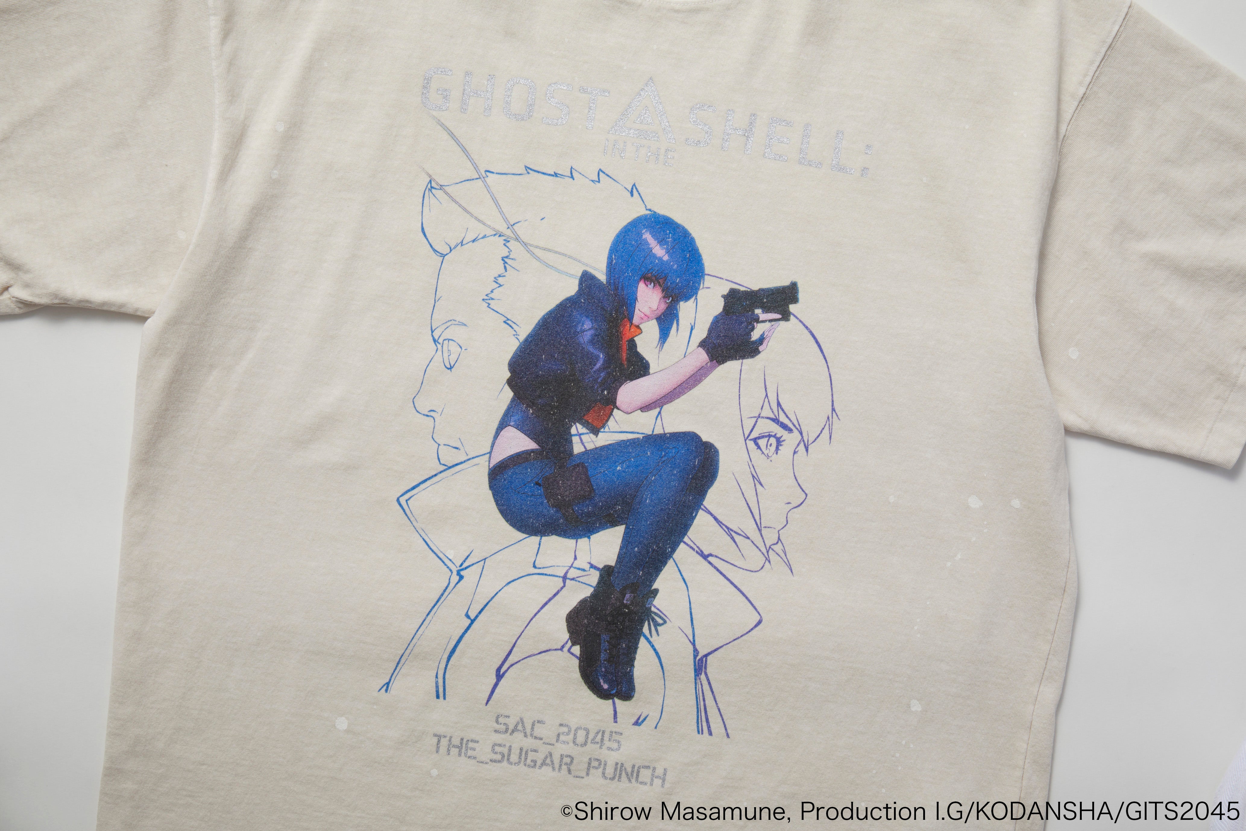 GHOST IN THE SHELL SAC_2045 T-SHIRT (KUSANAGI＆BATOO)/TSGM23SM011