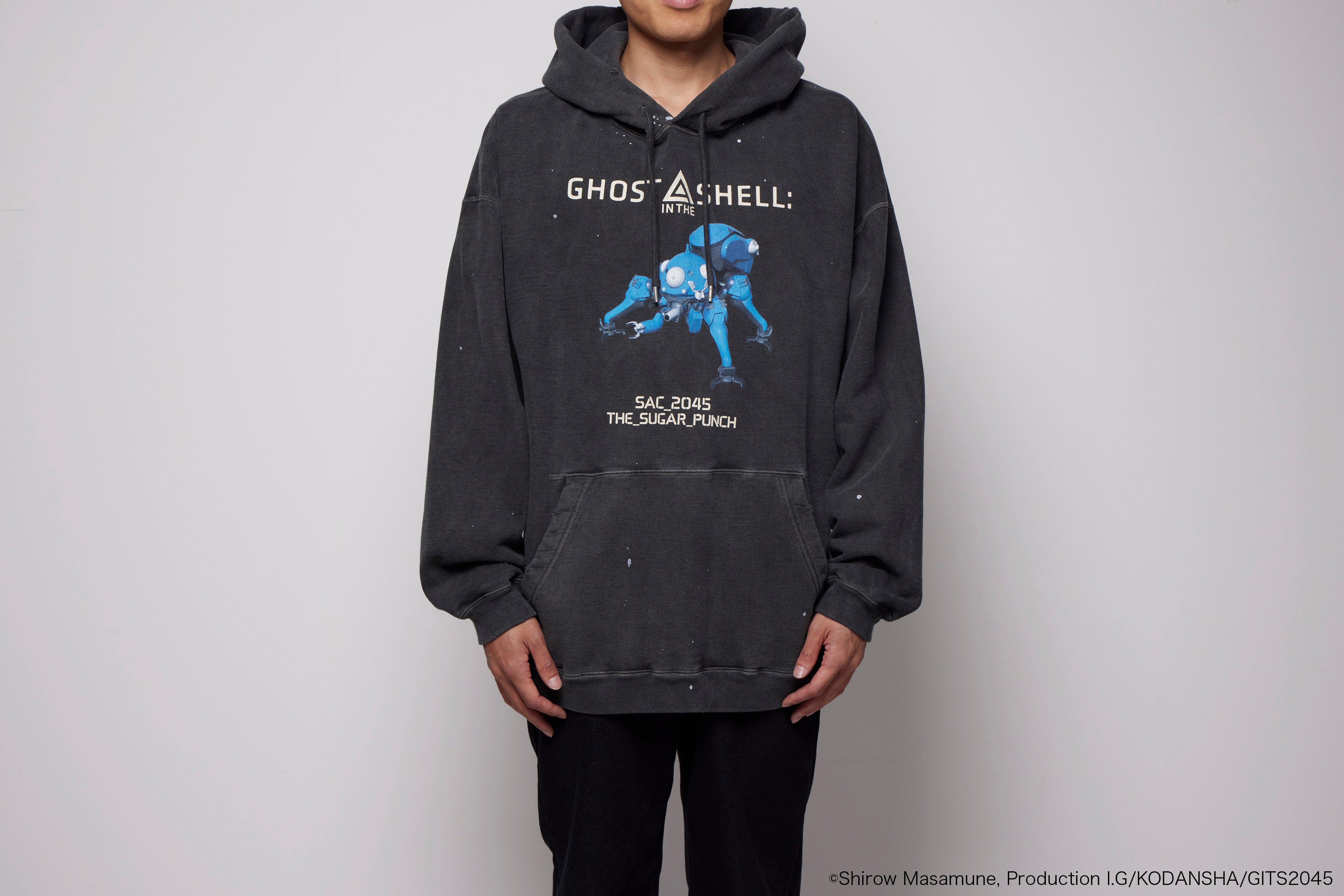 攻殻機動隊SAC新品vaultroom 攻殻機動隊 TACHIKOMA HOODIE 黒XL - パーカー