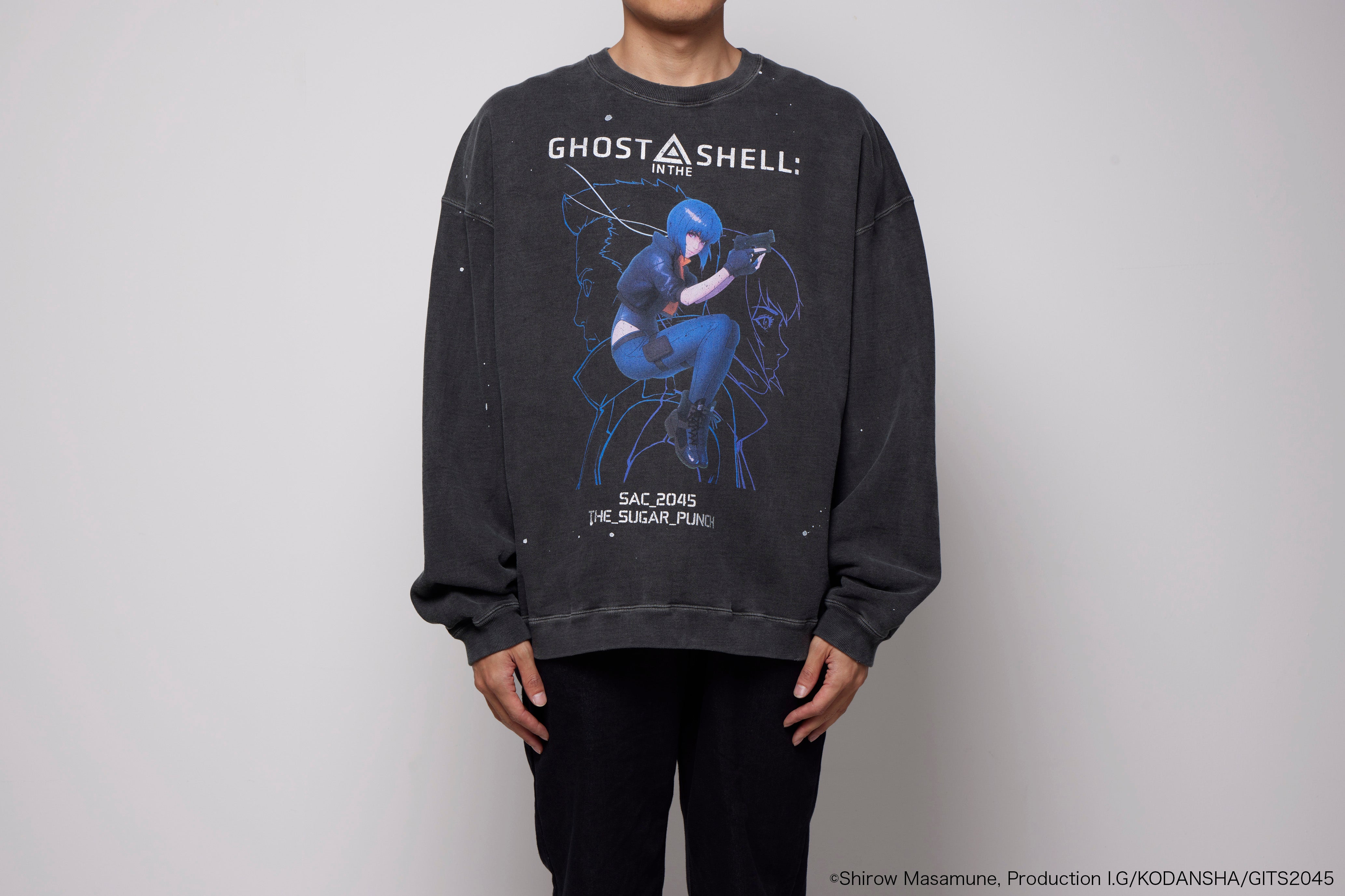 GHOST IN THE SHELL SAC_2045 SWEATSHIRT (KUSANAGI＆BATOO)/TSGM23SM012