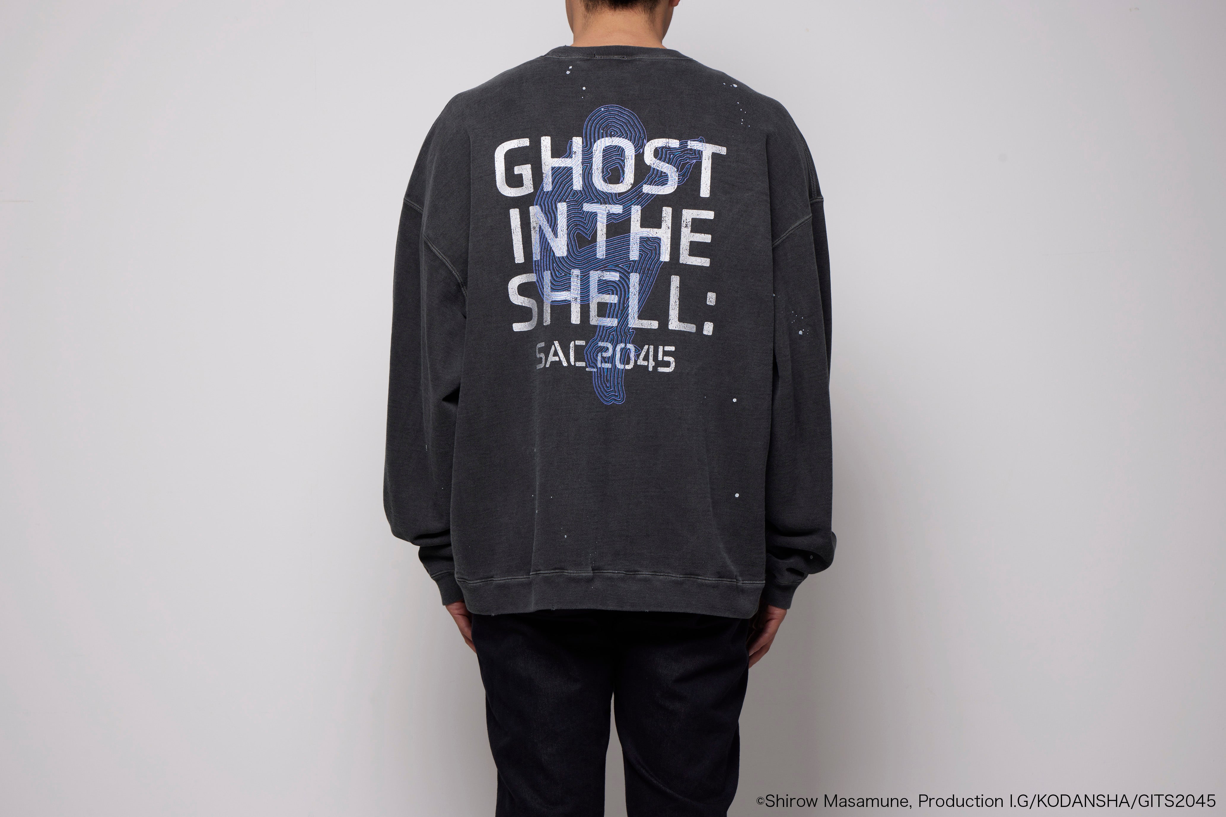 GHOST IN THE SHELL SAC_2045 SWEATSHIRT (KUSANAGI＆BATOO)/TSGM23SM012