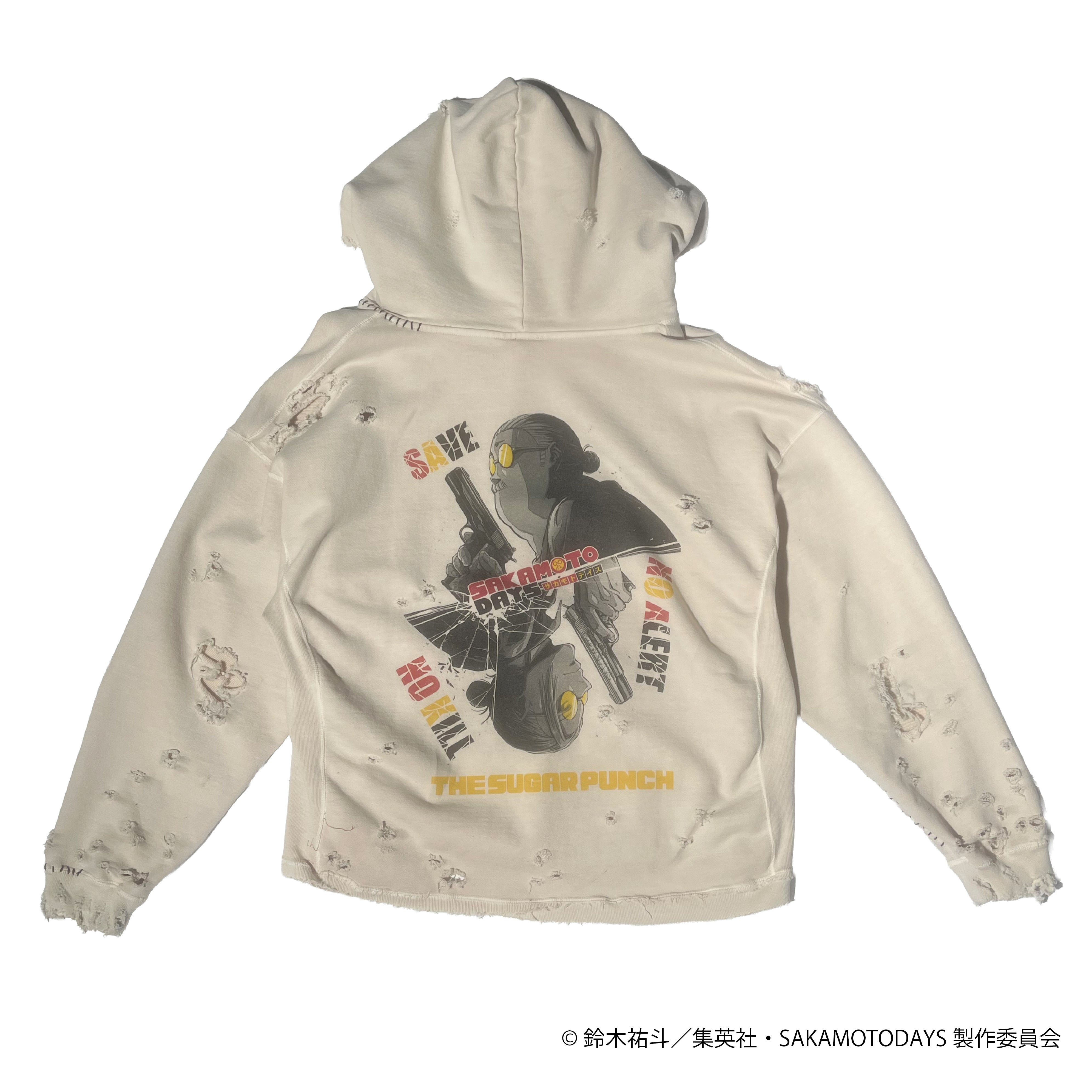 参考上代57200円 未使用 MINUS   × THE SUGAR PUNCH  Hoodie  フーディー パーカー サカモトデイズ コラボ マイナス  × シュガーパンチ TSMM25SM004 ブラック L （8219M） SAKAMOTO DAYS Hoodie (SAKAMOTO)/ MINUS collaboration/TSMM25SM004